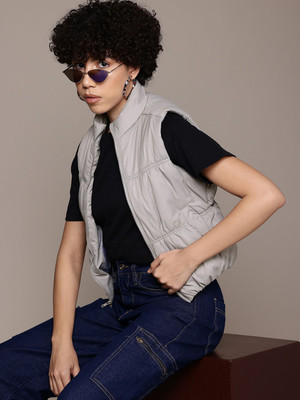 Roadster Sleeveless Solid Women Jacket