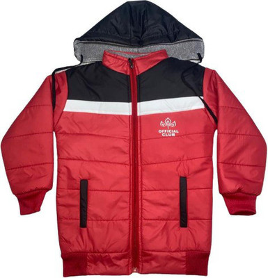 official club Full Sleeve Colorblock Boys Jacket