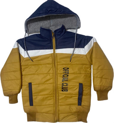 official club Full Sleeve Solid Baby Boys Jacket