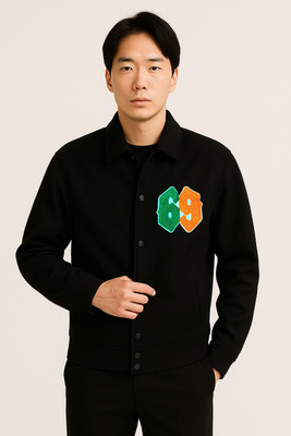 Damler Full Sleeve Solid, Embroidered Men Jacket