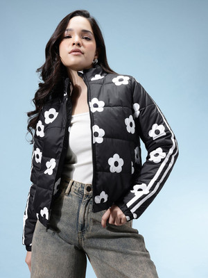 Glitchez Full Sleeve Printed Women Jacket