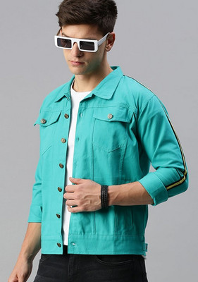 VOGATI 3/4th Sleeve Washed Men Denim Jacket