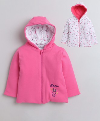 BUMZEE Full Sleeve Printed Baby Girls Jacket