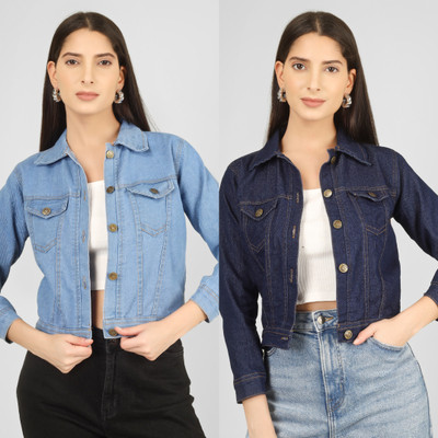 Nyawa Full Sleeve Solid Women Denim Jacket