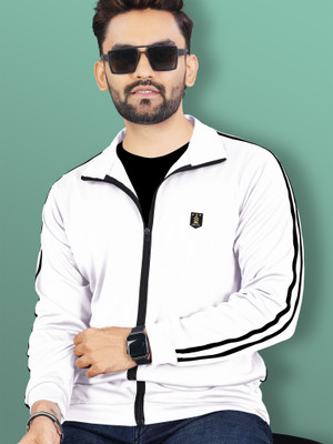 VeBNoR Full Sleeve Solid, Striped Men Jacket
