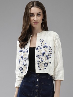 Aarika 3/4th Sleeve Embroidered Women Jacket