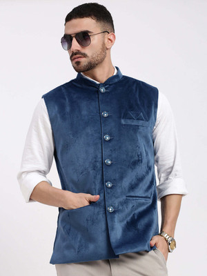 SHOWOFFFF Sleeveless Solid Men Jacket