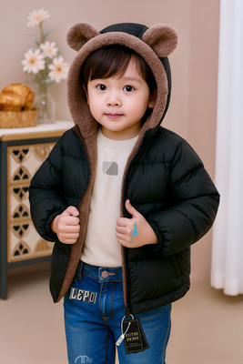FUTSE PENO Full Sleeve Solid Boys & Girls Jacket