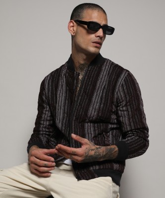 CAMPUS SUTRA Full Sleeve Striped Men Jacket