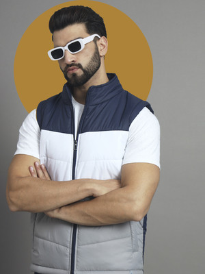 RENUOVO Sleeveless Colorblock Men Jacket