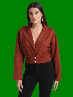 KAZO Full Sleeve Solid Women Jacket