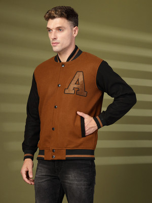 CHKOKKO Full Sleeve Solid Men Jacket