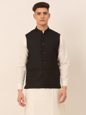 Jompers Sleeveless Solid Men Jacket