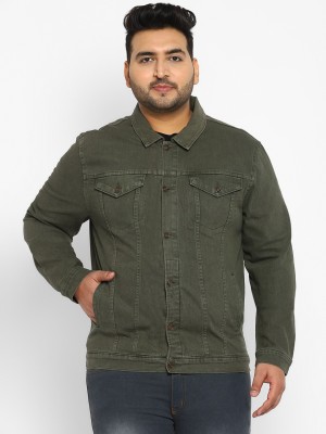 Urbano Plus Full Sleeve Solid Men Denim Jacket