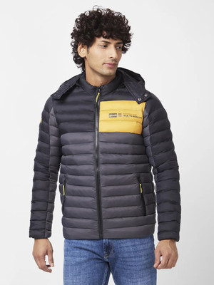 Spykar Full Sleeve Solid Men Jacket