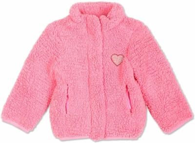 U.S. POLO ASSN. Full Sleeve Self Design Girls Jacket