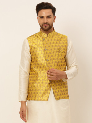 Jompers Sleeveless Woven Design Men Jacket