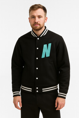 NEET Full Sleeve Applique Men Jacket