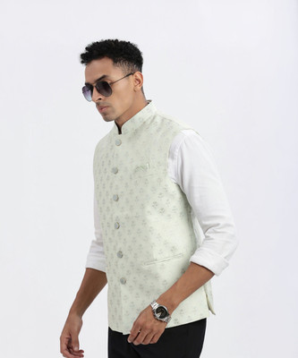 SHOWOFFFF Sleeveless Printed Men Jacket