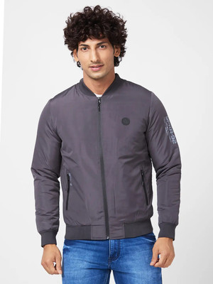 Spykar Full Sleeve Solid Men Jacket