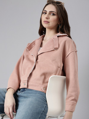 SHOWOFFFF Full Sleeve Solid Women Jacket