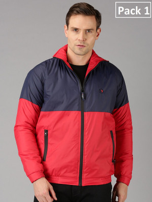 VROJASS Full Sleeve Colorblock Men Jacket