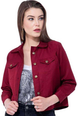 VEDANSH ENTERPRISES 3/4th Sleeve Solid Women Denim Jacket
