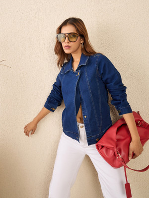 STYLESTONE Full Sleeve Solid Women Denim Jacket