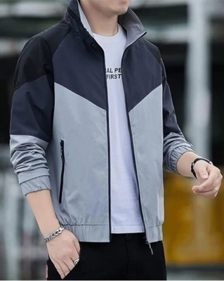 JNH Fashion Full Sleeve Colorblock Men Jacket