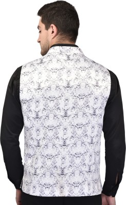 Svatantra Sleeveless Printed Men Jacket