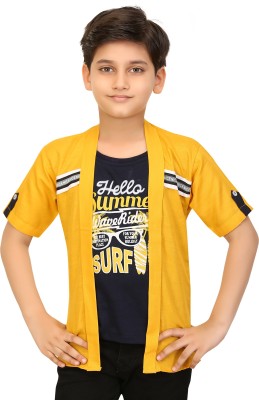 StylerOn Half Sleeve Printed Boys Jacket