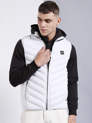 The Indian Garage Co. Sleeveless Solid Men Jacket