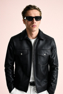 GZPhub Full Sleeve Solid Men Jacket