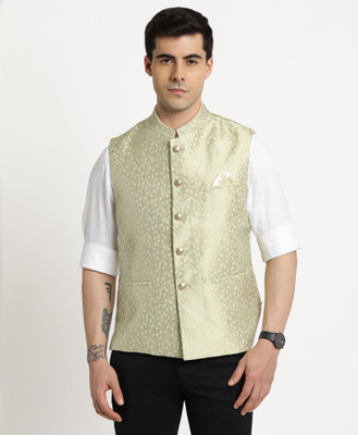 TURTLE Half Sleeve Self Design Men Jacket