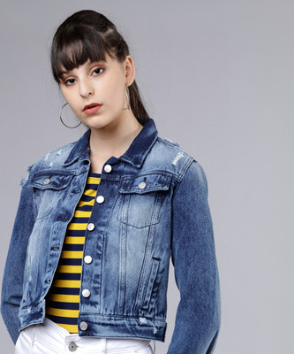 Tokyo Talkies Full Sleeve Solid Women Jacket