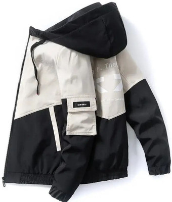 AZYHUB Full Sleeve Colorblock Men Jacket