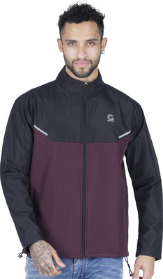 GOTO Full Sleeve Printed, Colorblock Men Jacket