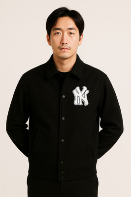 Damler Full Sleeve Solid, Applique Men Jacket