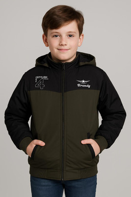 QB CLUB Full Sleeve Colorblock Boys Jacket