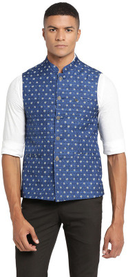 TURTLE Sleeveless Self Design Men Jacket