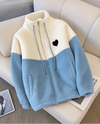 OMI Full Sleeve Self Design Girls Jacket