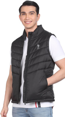 U.S. POLO ASSN. Sleeveless Solid Men Jacket