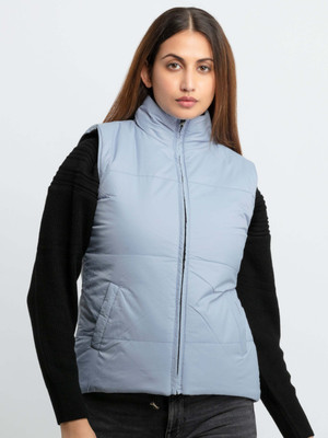 Status Quo Sleeveless Solid Women Jacket