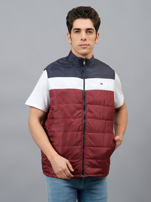 CANTABIL Sleeveless Colorblock Men Jacket