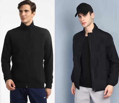 Tritika Full Sleeve Solid Men Jacket