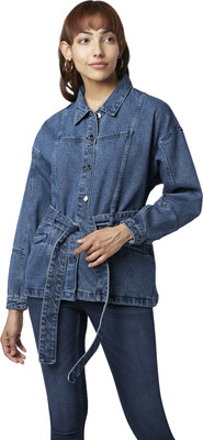 SF Jeans by Pantaloons Full Sleeve Solid Women Jacket