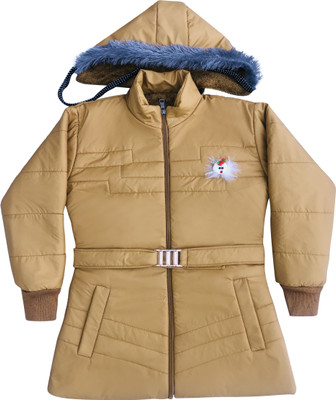 FITTNFINE Full Sleeve Self Design Girls Jacket