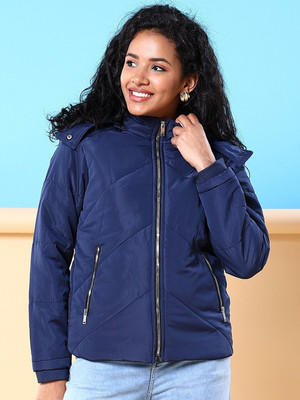 Freehand by The Indian Garage Co. Full Sleeve Solid Women Jacket