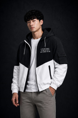 ZROXA Full Sleeve Colorblock Men Jacket