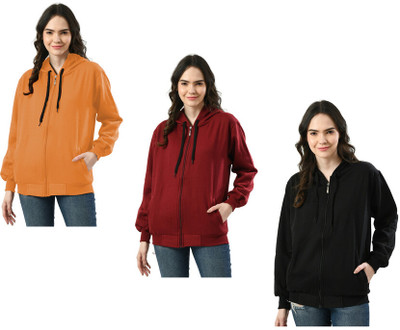 KAVYA Full Sleeve Solid Women Jacket